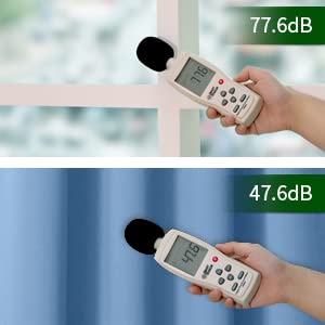 BGment الستائر الدنيم الزرقاء الأزرق لغرفة المعيشة 84 بوصات - قضيب جيب الغرفة المعزولة الحرارية الستائر الغامق لغرفة النوم الباب الزجاجي 52 × 84 بوصة 2 لوحات - Image 4