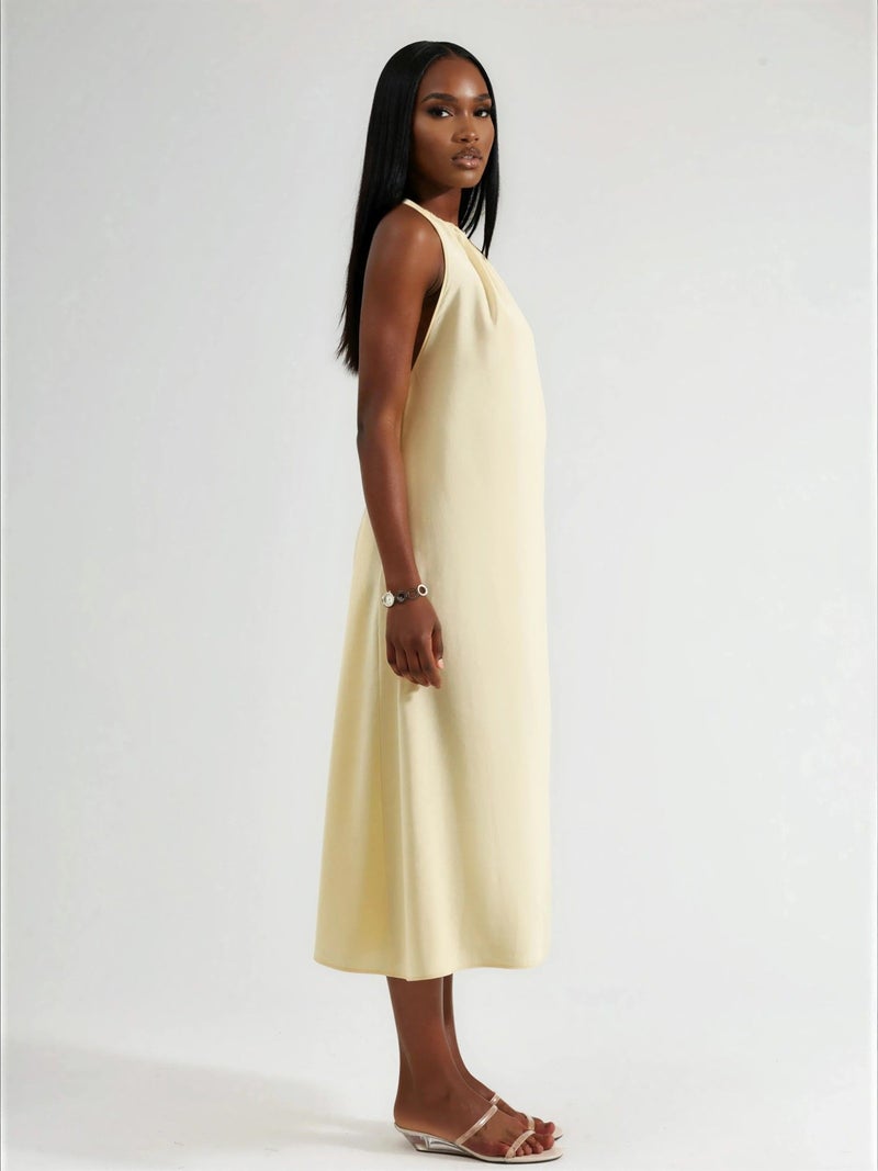BUSEM Halter Neck Midi Dress - Image 4