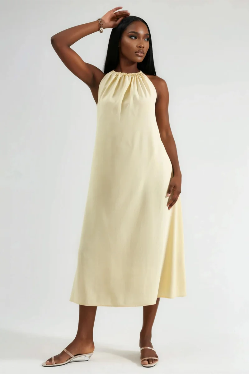 Busem BUSEM Halter Neck Midi Dress