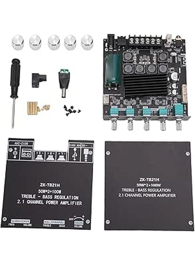 لوحة مكبر صوت 2.1 قناة TPA3116D2 مع إدخال AUX USB لمسرح منزلي وصوت السيارة - Image 1