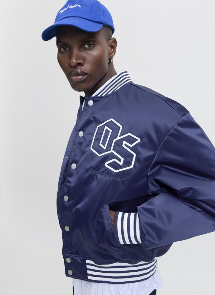JACK & JONES Graphic Varsity Jacket - Image 3
