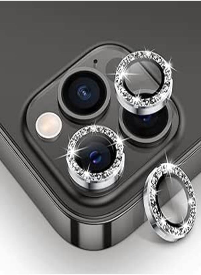 Tensea - Tensea for iPhone 13 Pro - iPhone 13 Pro Max Camera Lens Protector, 9H Tempered Glass Camera Cover Screen Protector Metal Individual Ring for iPhone 13Pro 6.1 inch iPhone 13 ProMax 6.7 inch 2021 - Image 1