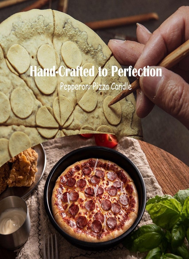 iLikePar Pizza Realistic Food Scented Vegetable Candle - Image 4