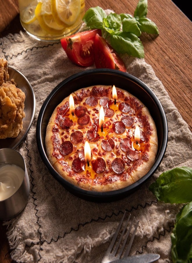 iLikePar Pizza Realistic Food Scented Vegetable Candle - Image 2