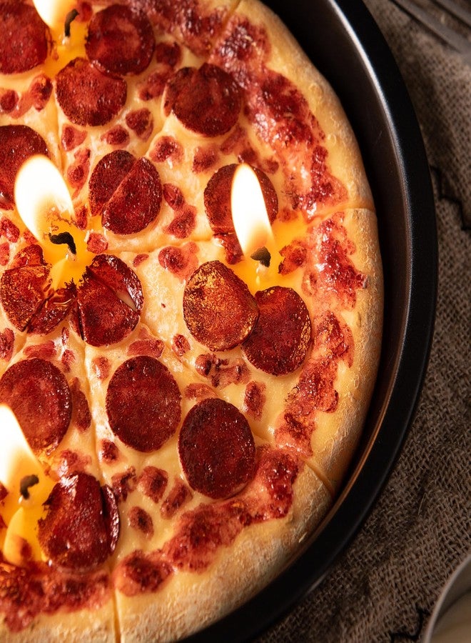 iLikePar Pizza Realistic Food Scented Vegetable Candle - Image 3