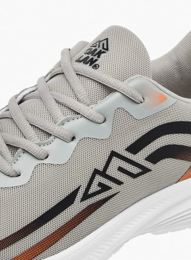 شو اكسبرس Men Logo Print Sports Shoes with Lace-up Closure