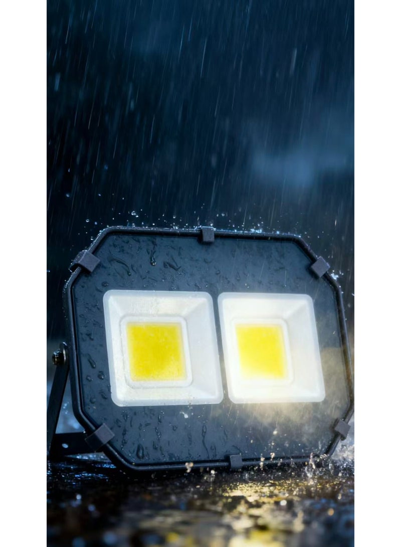 مودي كشاف LED بقدرة 100 واط، 8000 لومن، COB، زاوية إضاءة 90 درجة، 220-240 فولت، هيكل من الألمنيوم والزجاج، مقاوم للعوامل الجوية، مثالي للأنفاق والملاعب والموانئ - Image 3