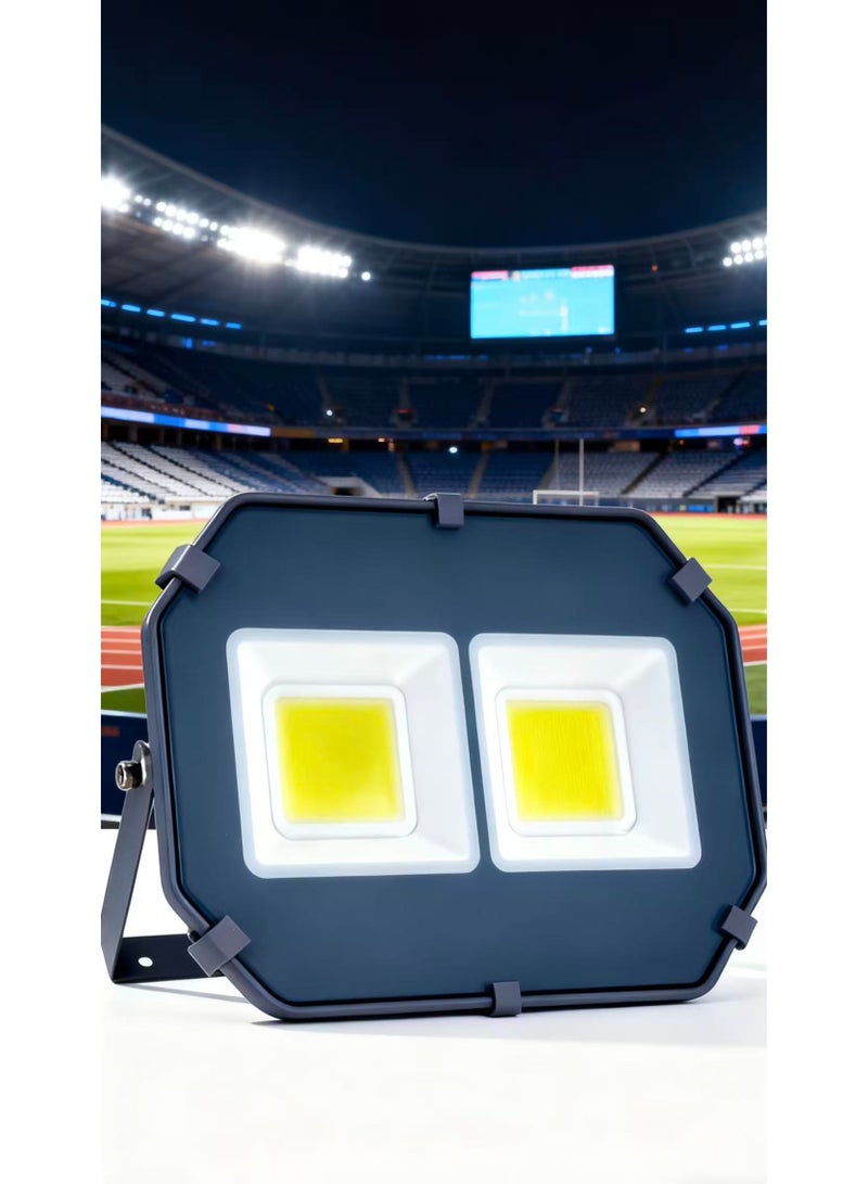 مودي كشاف LED بقدرة 100 واط، 8000 لومن، COB، زاوية إضاءة 90 درجة، 220-240 فولت، هيكل من الألمنيوم والزجاج، مقاوم للعوامل الجوية، مثالي للأنفاق والملاعب والموانئ - Image 5