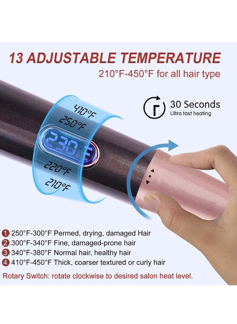 PANDA JOJO 2-in-1 Hair Straightener & Curler: Professional Styling Tool with Adjustable Temperature - Image 4