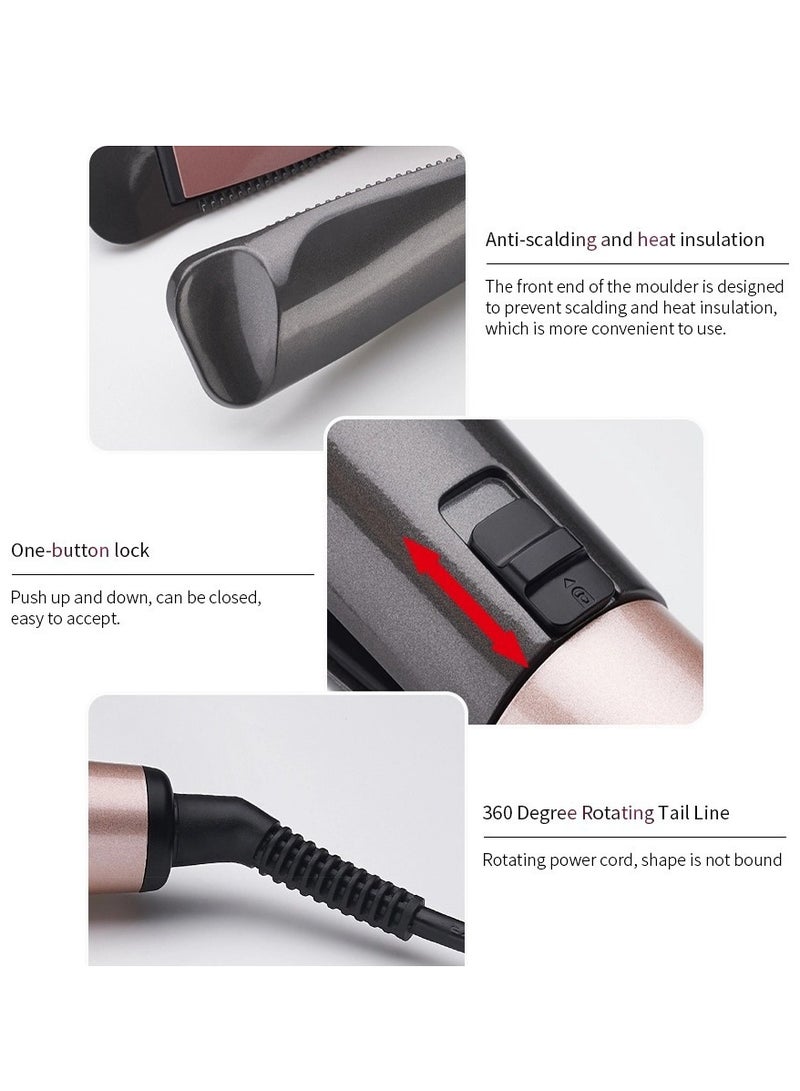 PANDA JOJO 2-in-1 Hair Straightener & Curler: Professional Styling Tool with Adjustable Temperature - Image 3
