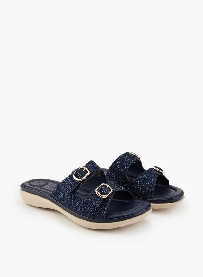 فلورا بيلا من شو إكسبرس صنادل سهلة الارتداء مزينة بإبزيم