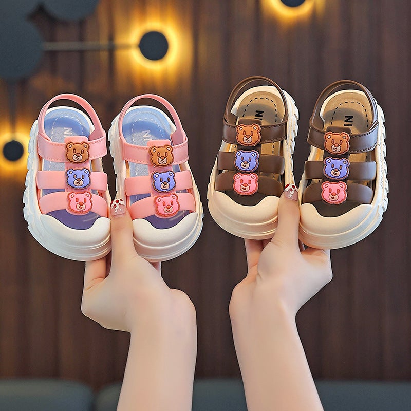 2025 New Children's Sandals Summer Indoor and Outdoor Non-slip Girls' Sandals Soft Sole Boys Zhongda Children's Sandals - Image 4