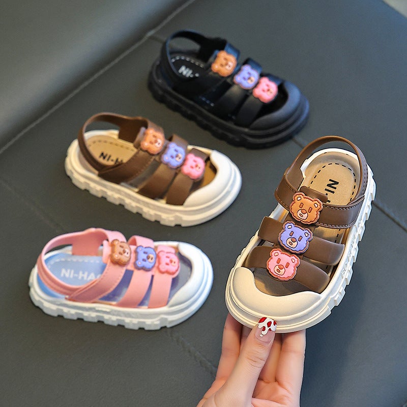 2025 New Children's Sandals Summer Indoor and Outdoor Non-slip Girls' Sandals Soft Sole Boys Zhongda Children's Sandals - Image 2