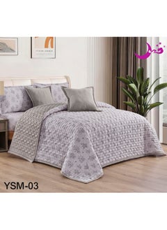 LoveHome Bedspread comforter set consisting of 4 pieces, polyester comforter, size 160 by 210 cm 