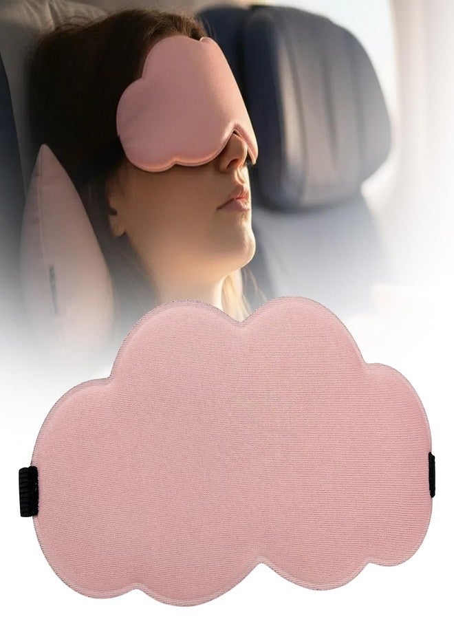 Gizmolet Sleep Mask for Side Sleeper Men Women, Soft Zero Eye Pressure 3D Clouded Sleeping Mask, Breathable Sleep Eye Mask with Adjustable Elastic Strap for Sleep Travel Nap, Pink - Image 1
