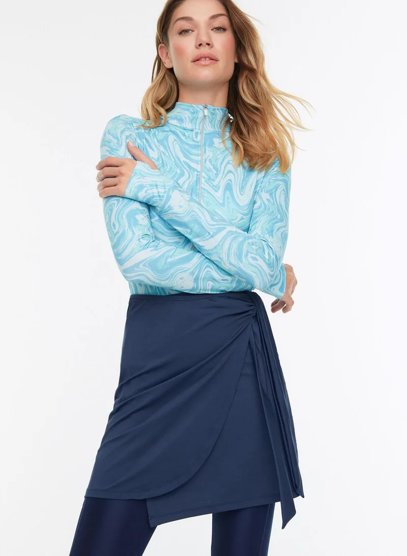 ترينديول Tie Waist Beach Skirt