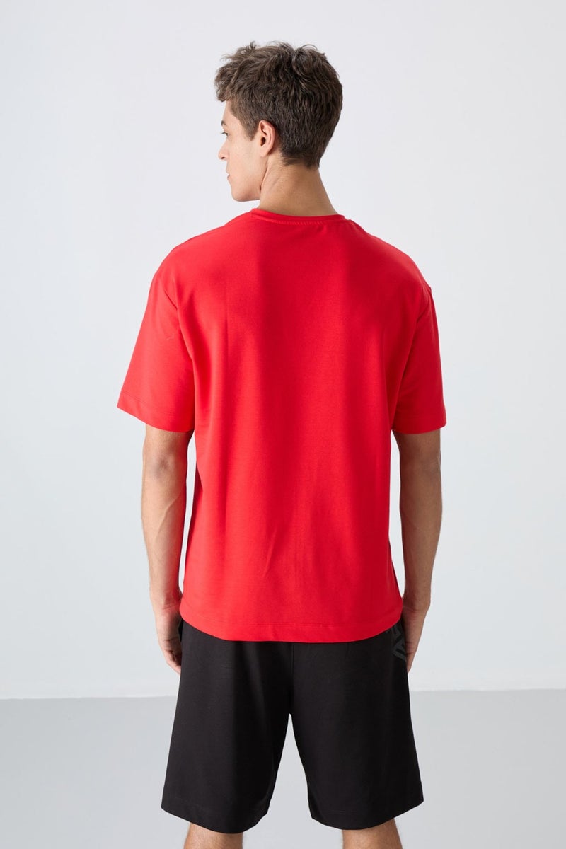 Tommy Life Fiesta Cotton Thick Soft Texture Oversize Fit Printed Men's T-Shirt - 88350  - Image 3