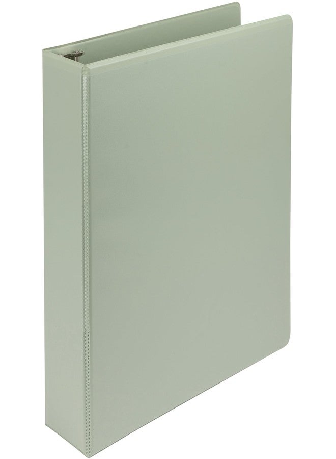 Samsill Plant-Based 2 Inch Durable D-Ring, View Binder, Eco-Friendly, USDA Certified Biobased, Single, Dusty Green - Image 1