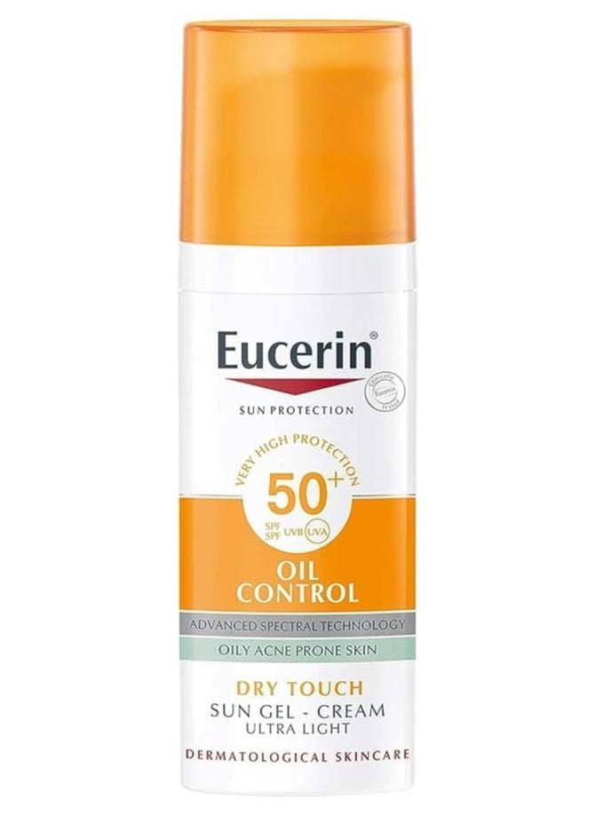 Eucerin Oil Control Sun Gel-Cream Ultra Light SPF 50+ Dry Touch 50ml  - Image 5