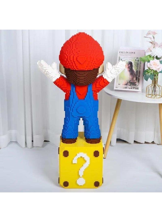 Perfect version Mario large cartoon small particle assembly building blocks children's educational toy gift Super Mario Christmas birthday holiday gift - Image 3