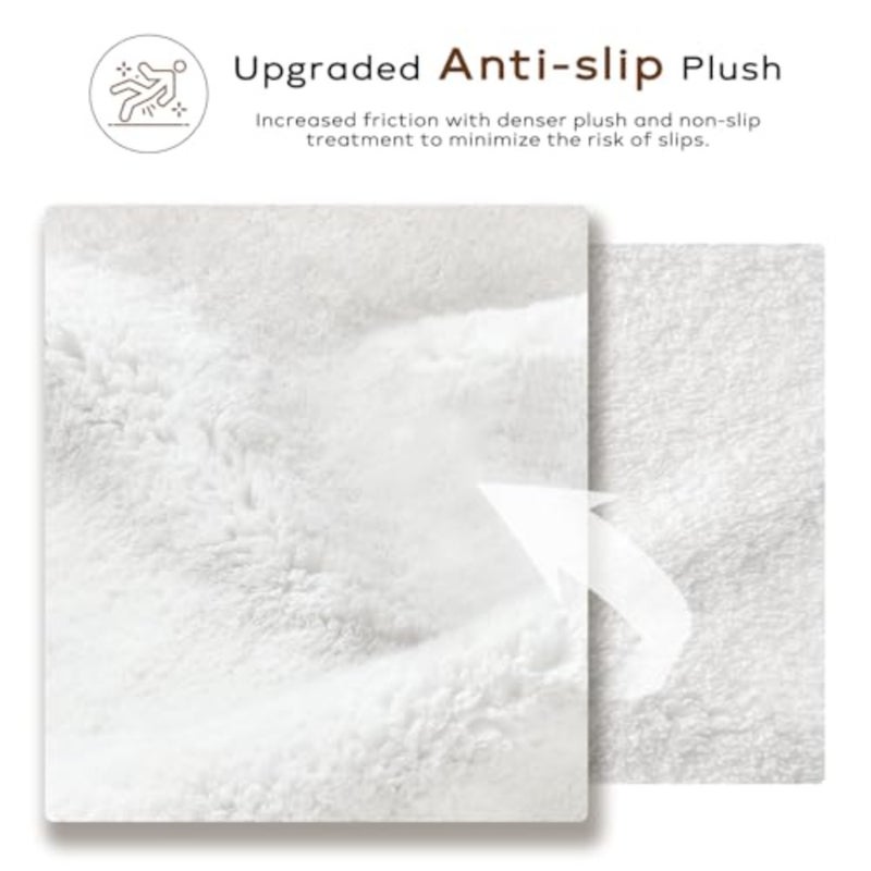Ultra Soft Faux Rabbit Fur Rug, Area Rugs for Bedroom Floor Sofa Living Room, Carpet Accent Rugs White 2 x 6 Feet - Image 5