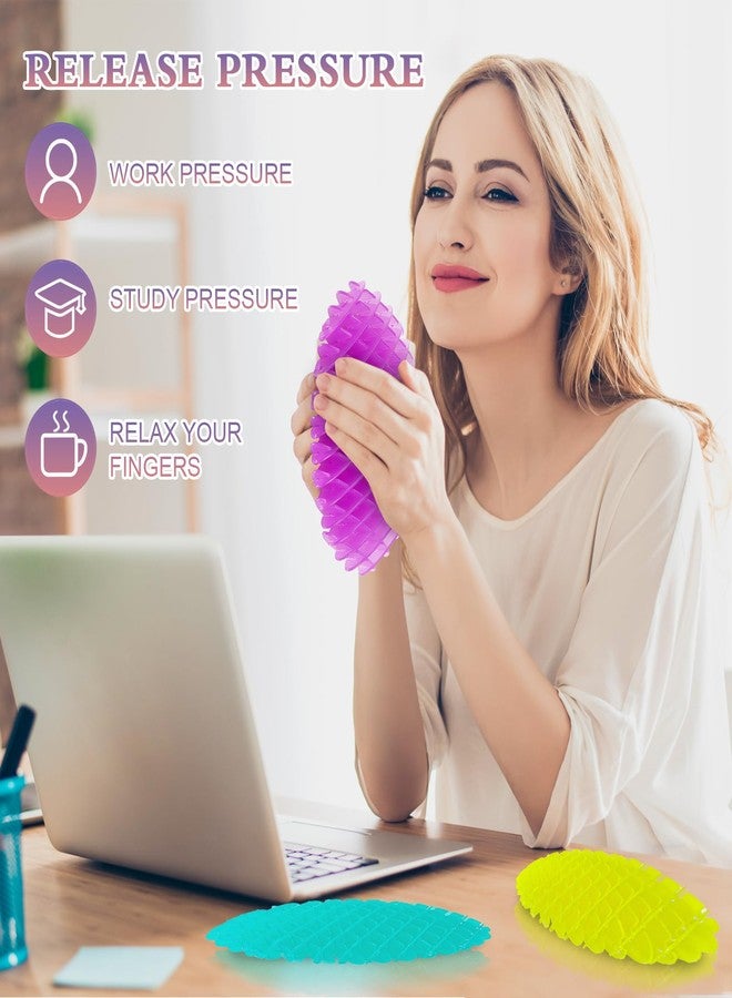 oyeftp Fidget Toy, Big Fidget Toys Adults and Teens, Funny Stretchy Sensory Stress Toy, Fidget Sensory Squeeze Toys, Relieves Stress and Anxiety Finger Toys for Teens with Autism ADHD-(Pink) - Image 4