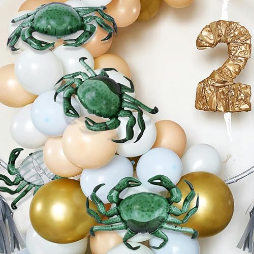 Jet Creations Inflatable Aquatic Animal Crab, Pack of 4, 20 inch Width, Pool Toys, Photo Prop, Theme Party Centerpiece, VBS, Decoration, Hanger (1) per Crabby - Image 5