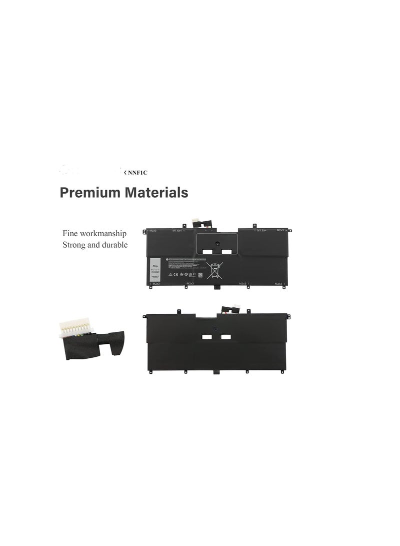 Terabyte بطارية بديلة جديدة NNF1C HMPFH لـ//ديل XPS 13 9365 2 في 1 2017 P71G P71G001 XPS 13-9365-D1605TS XPS 13-9365-D1805TS 13-9365-D2805TS 13-9365-D3605TS 13-9365-D3805TS D4605TS 0NNF1C NP0V3 - Image 4