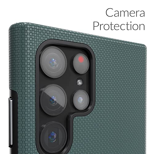 Crave Dual Guard for Samsung Galaxy S22 Ultra, Forest Green, Cellular Phone Case, Shockproof Protection, Dual Layer, TPU/PC - Image 3