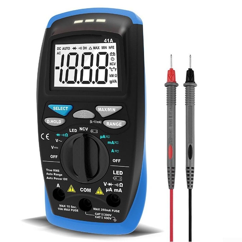True RMS Digital Multimeter With Non Contact Voltage Detection And Auto Ranging For Electrical Diagnostics - Image 1