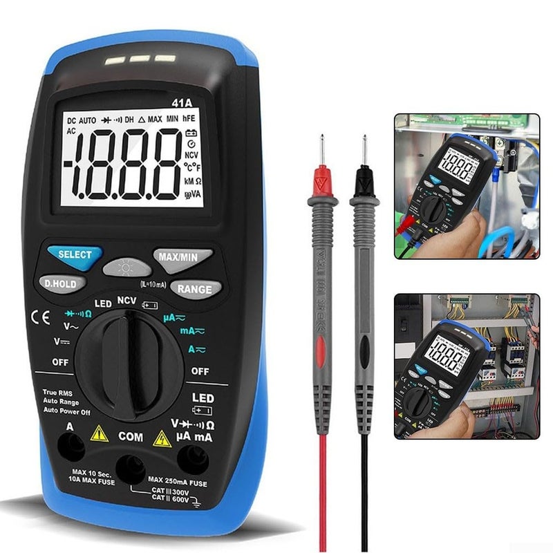 True RMS Digital Multimeter With Non Contact Voltage Detection And Auto Ranging For Electrical Diagnostics - Image 3