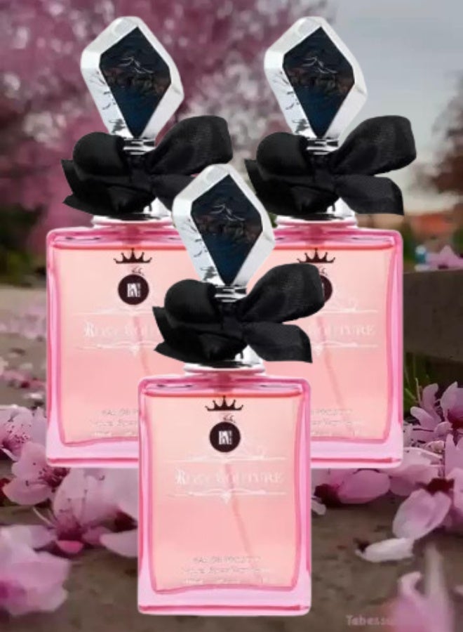 Bn Parfum 3 Pieces Rose Couture Perfume 100ML - Image 1