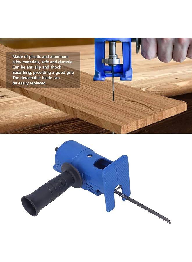 إيروريكس منشار مكبس ذو مثقاب أزرق للحديقة. - Image 2