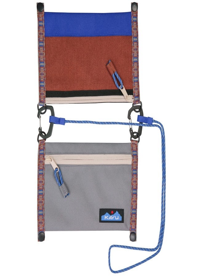 KAVU Tahom Crossbody Bag 2 in 1 Travel Pouch-Sepia Sky - Image 5