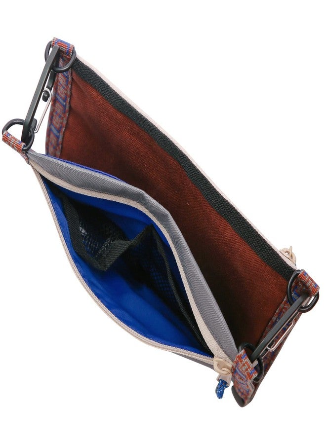 KAVU Tahom Crossbody Bag 2 in 1 Travel Pouch-Sepia Sky - Image 3