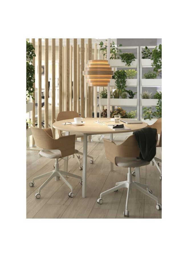 Zaboon Pendant lamp, white stained oak veneer/white, 40 cm  - Image 2