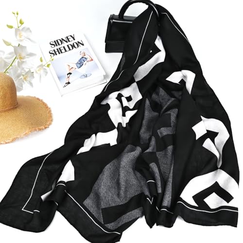 FINIZO Women's Scarves Lady Light Soft Fashion Solid Scarf Wrap Shawl for All Season - Image 4