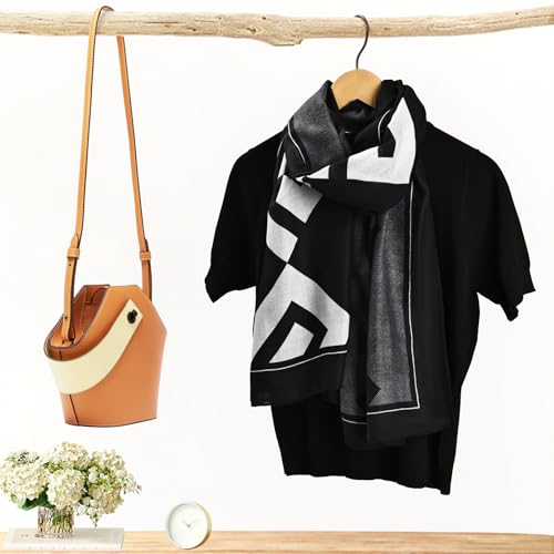 FINIZO Women's Scarves Lady Light Soft Fashion Solid Scarf Wrap Shawl for All Season - Image 3