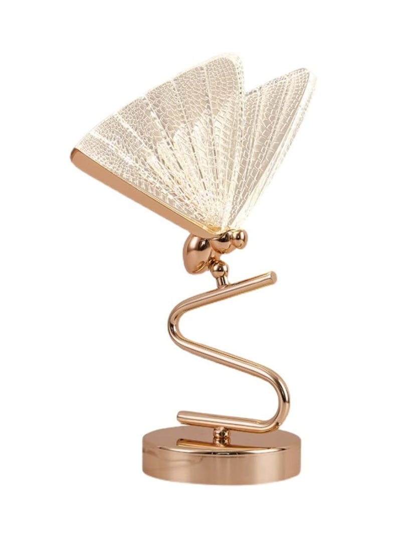 عام مصباح طاولة الطعام فراشة الإبداعية مصباح طاولة السرير الحديثة البسيطة مصباح طاولة السرير مصباح ديكور غرفة نوم المنزل مصباح السرير مصباح طاولة السرير - Image 1