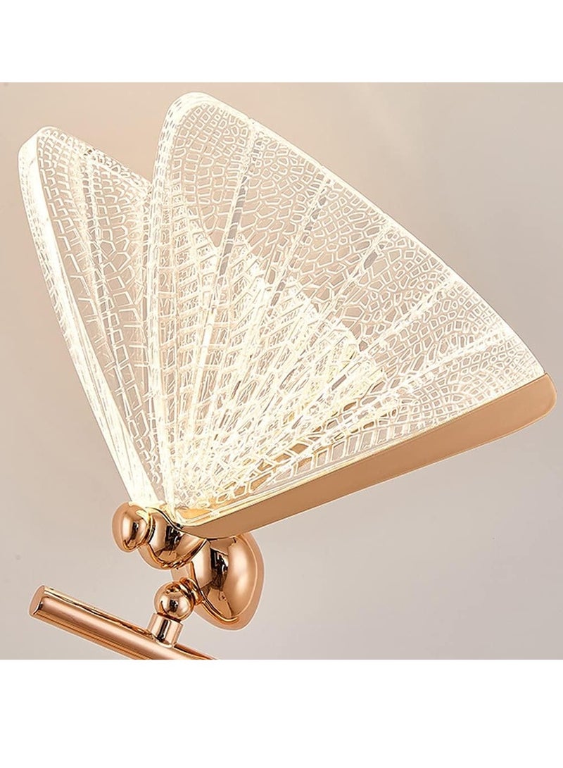 عام مصباح طاولة الطعام فراشة الإبداعية مصباح طاولة السرير الحديثة البسيطة مصباح طاولة السرير مصباح ديكور غرفة نوم المنزل مصباح السرير مصباح طاولة السرير - Image 3