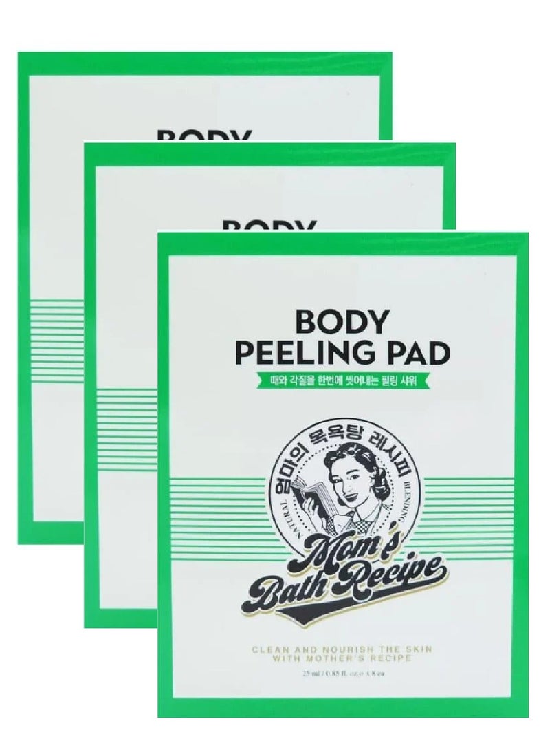 Mom's Best Friend - 3 Pieces of Body Peeling Pad Exfoliating Loofah for Sensitive Skin - Image 1