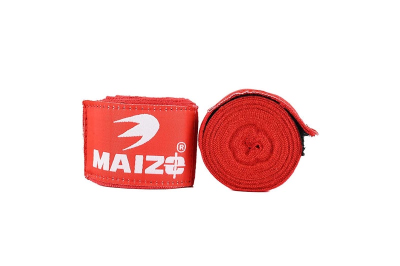 Maizo Stretchable Support Hand wrap, Workout/Boxing & Punching Great for MMA, Muay Thai, Martial Arts, Wrist Support for Adults (180, Red) - Image 2