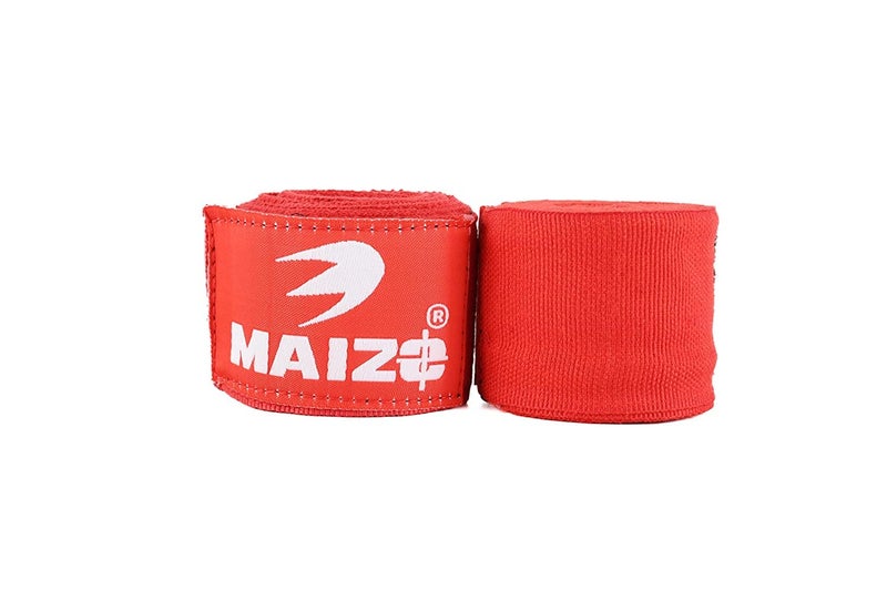 Maizo Stretchable Support Hand wrap, Workout/Boxing & Punching Great for MMA, Muay Thai, Martial Arts, Wrist Support for Adults (180, Red) - Image 3