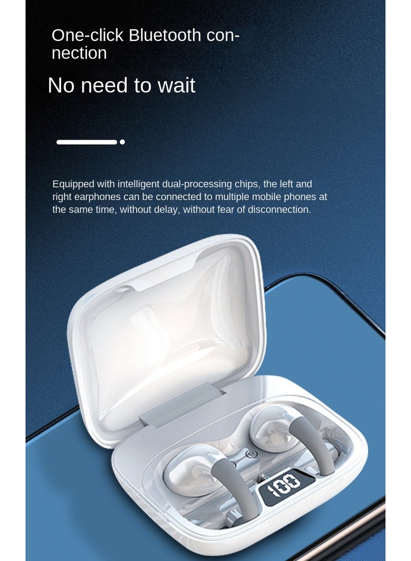 BT500 Non In Ear Wireless Headset Power Display Air Conduction Ear Mounted Bluetooth Headset  - Image 3