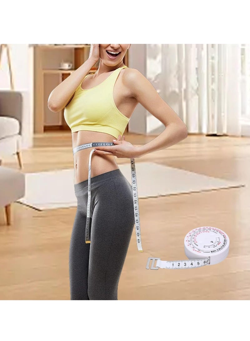 Waist Circumference Tape Measure BMI Wheel Calculator 1.5M Colorful Retractable Measuring Tape for Body Measurement - Image 5