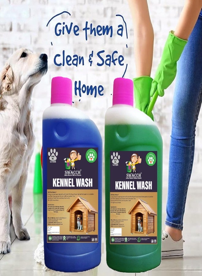 swacch Kennel Wash (500ml) (Combo Pack of 2) Lavender & Mogra I Pet Stain & Odour Remover I Pet Floor Cleaner Liquid I Dog and Cat Friendly - Image 3