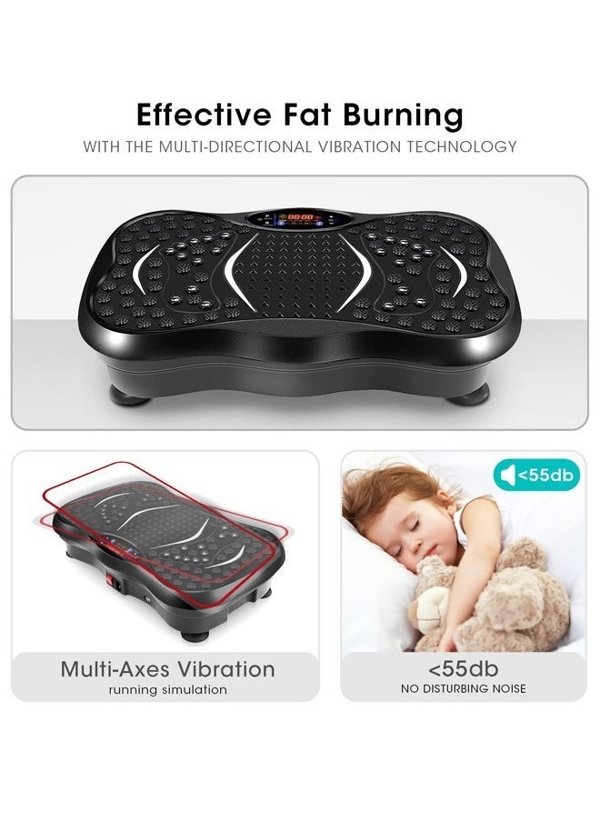 Vibration Plate Exercise Machine Fat Shake Machine New Home Linear Pulsation for Home Fitness Full Body for Recovery Workout