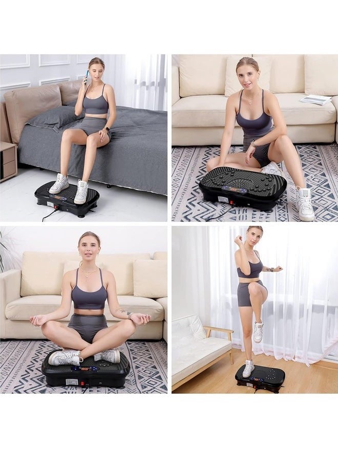 Vibration Plate Exercise Machine Fat Shake Machine New Home Linear Pulsation for Home Fitness Full Body for Recovery Workout
