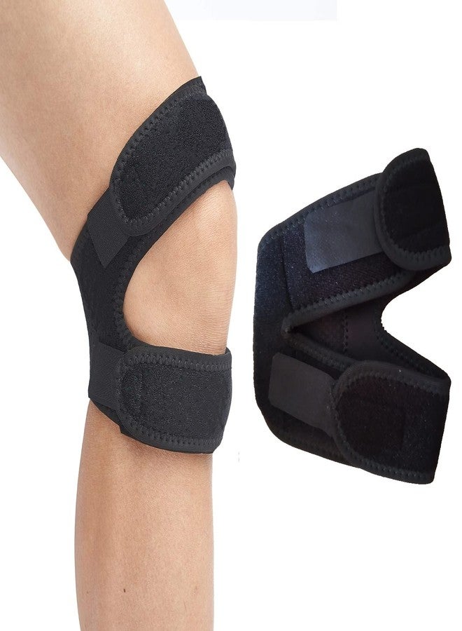 TIMA Patellar Tendon Support Strap (Large, Knee Pain Relief Adjustable Neoprene Knee Strap For Running, Arthritis, Jumper, Tennis Injury Recovery) - Image 2
