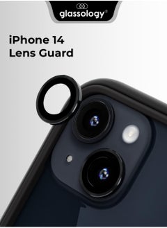 glassology Camera Lens Screen Protector for iPhone 14 /14 Plus 9H Hardness Transparent HD Protective Tempered Glass Protector Film Does Not Affect Night Shots  - Image 1
